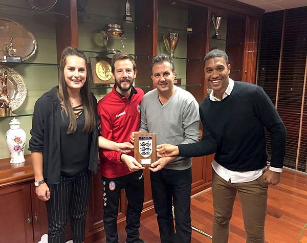 Entrenadores ingleses del programa BAME, han recibido  formación  en el CF Rayo Majadahonda