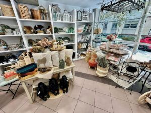 La zona de regalos variados.